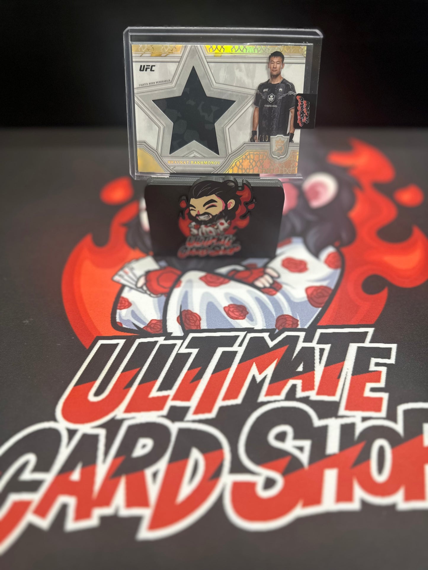 2024 Topps Royalty UFC Shavkat Rakhmonov Star Relic /10 Bookend