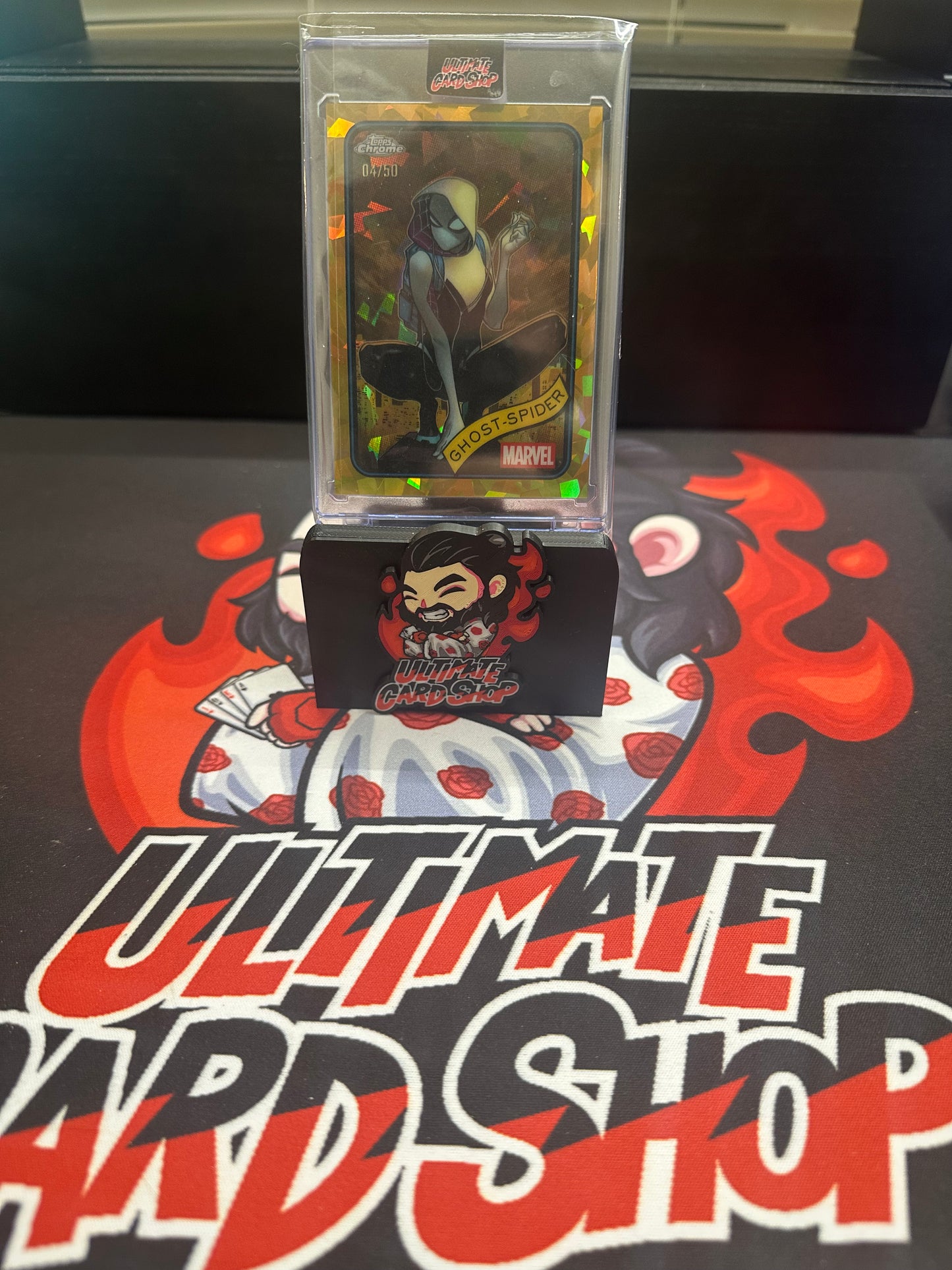 2025 Marvel Sapphire Chrome Ghost Spider /50