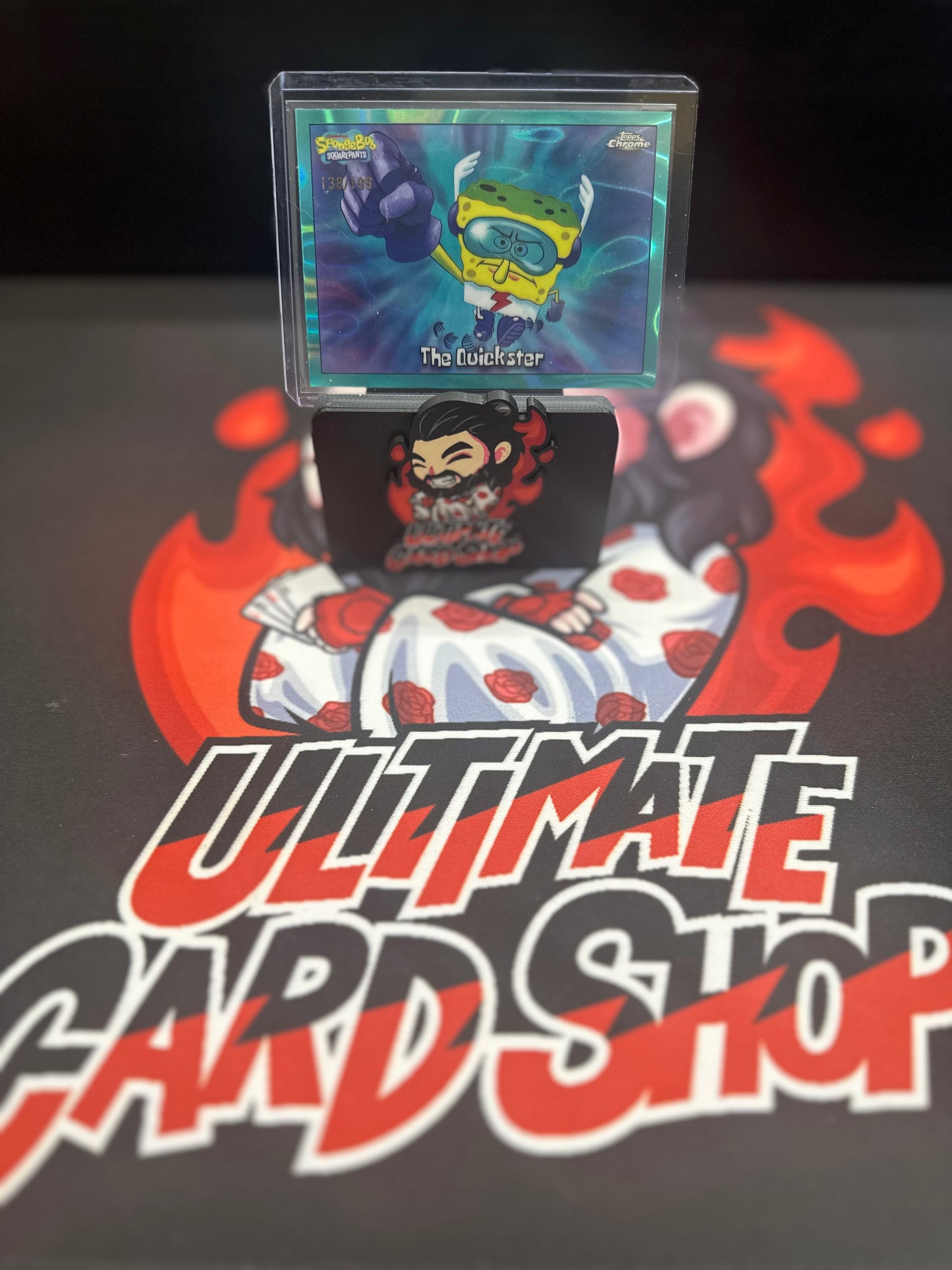 2025 Topps Chrome Spongebob Squarepants The Quickster Teal Wave /199