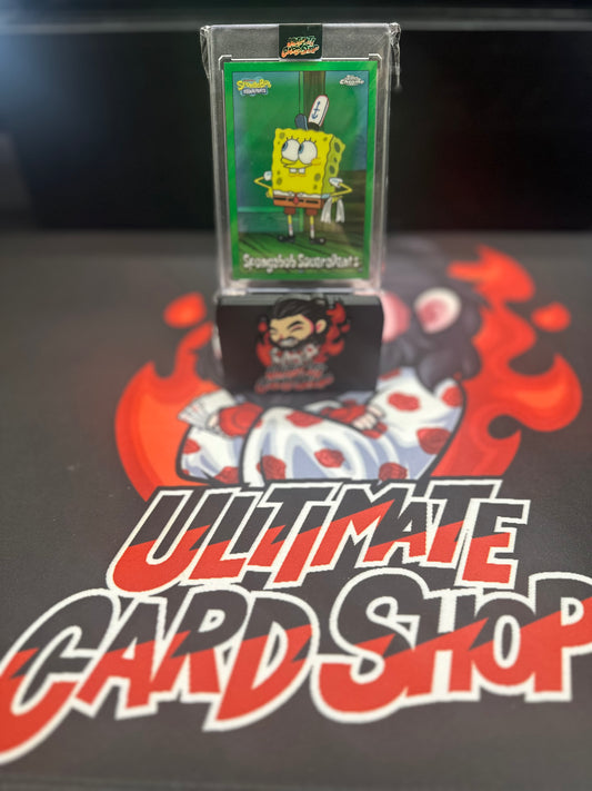 2025 Topps Chrome Spongebob Squarepants Base Green Refractor