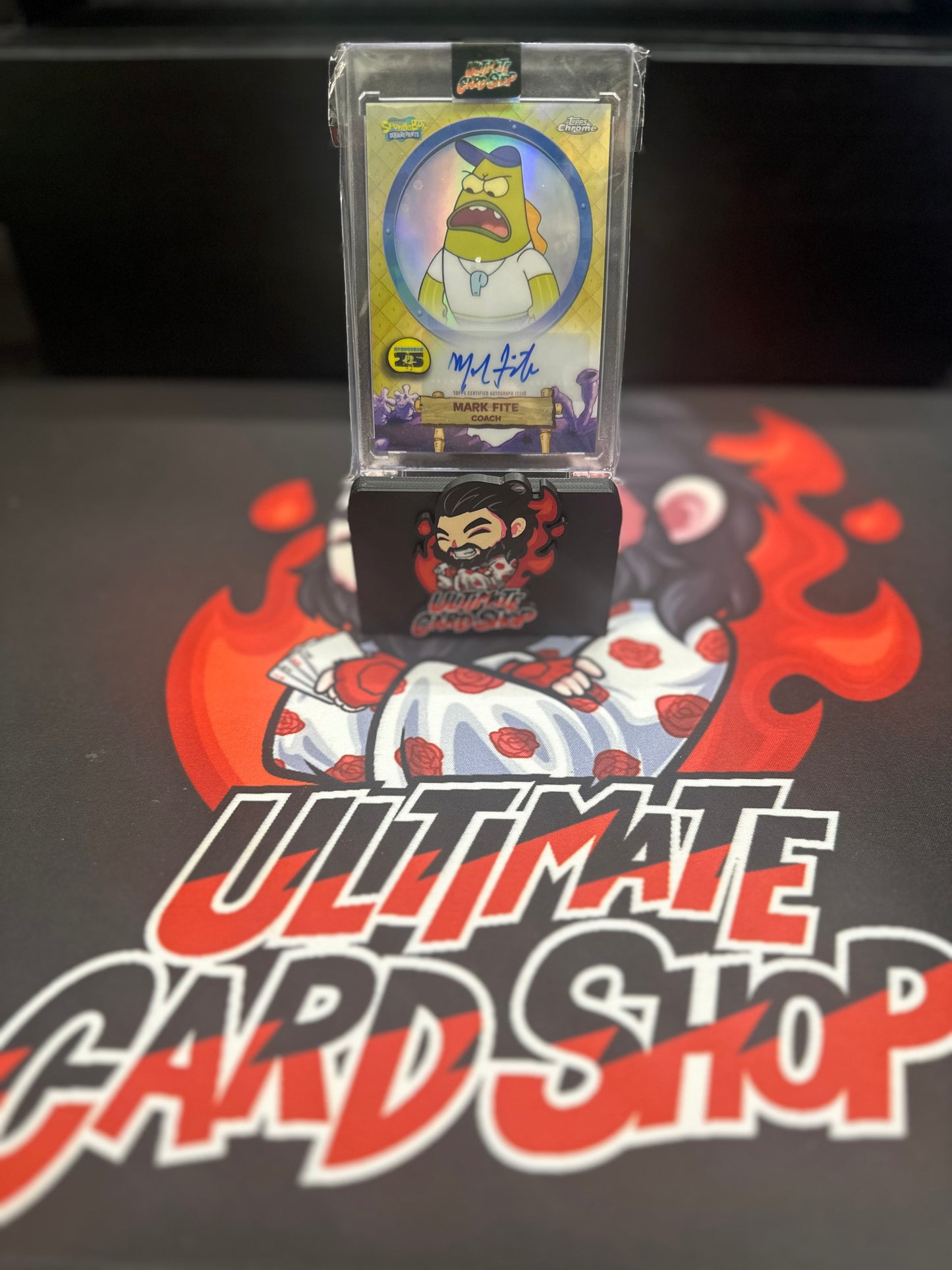 2025 Topps Chrome Spongebob Squarepants Mark Fite Auto